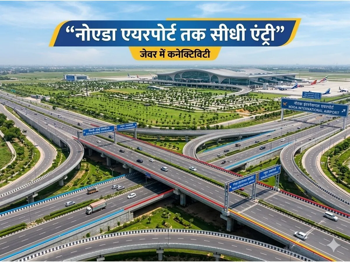 Delhi Mumbai Express Link with Noida International Airport